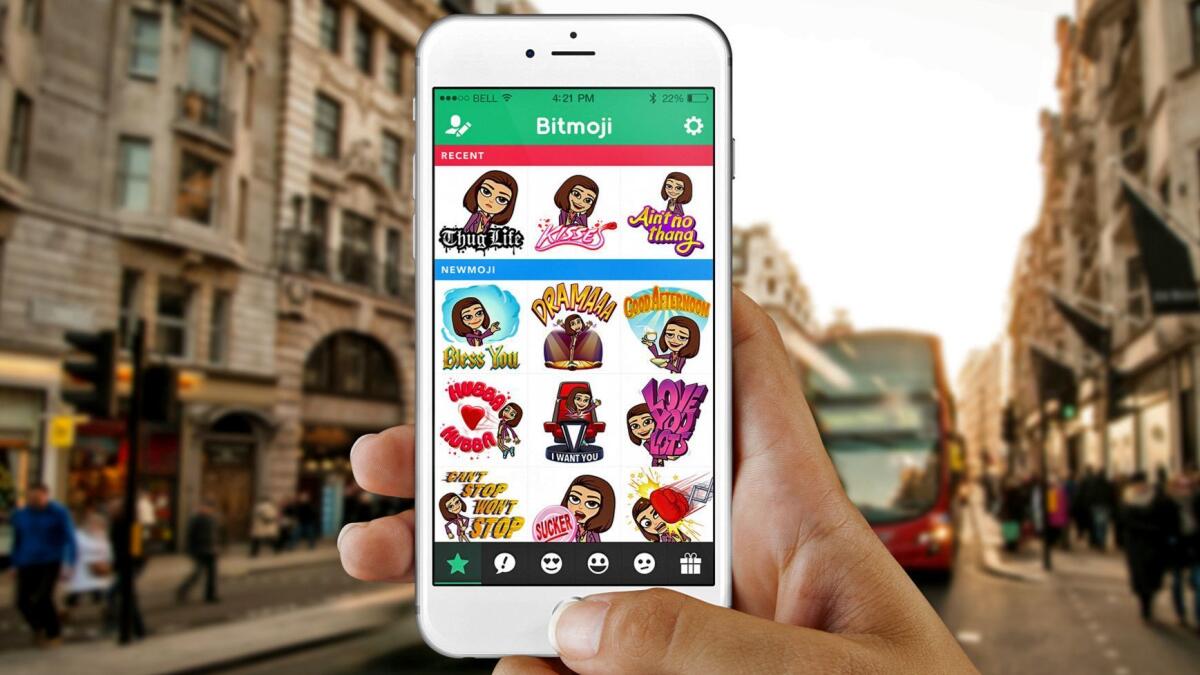 BITMOJI: Snap spent $64 million on Bitstrips, which developed technology for users to create a cartoon version of themselves to use in emojis. (Bitstrips)