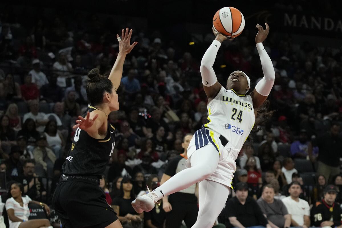 Aces, A'ja Wilson beat Dallas Wings in Game 1 of WNBA semifinals