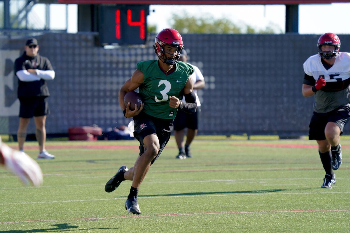 Redshirt freshman quarterback Will Haskell's career at San Diego State has ended after brief appearances in six games.