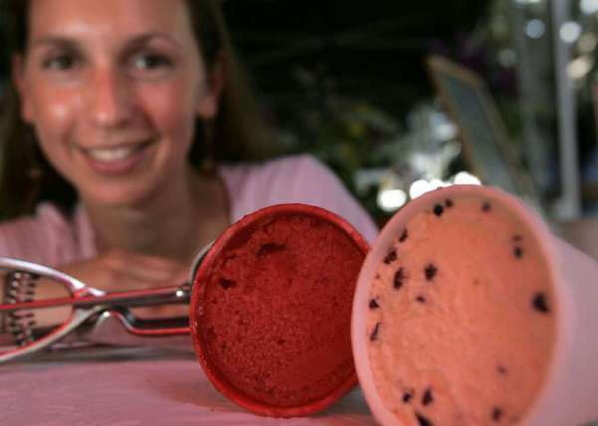 Jessica Mortarotti of Carmela Ice Cream teaches students how to make artisan ice cream at home.