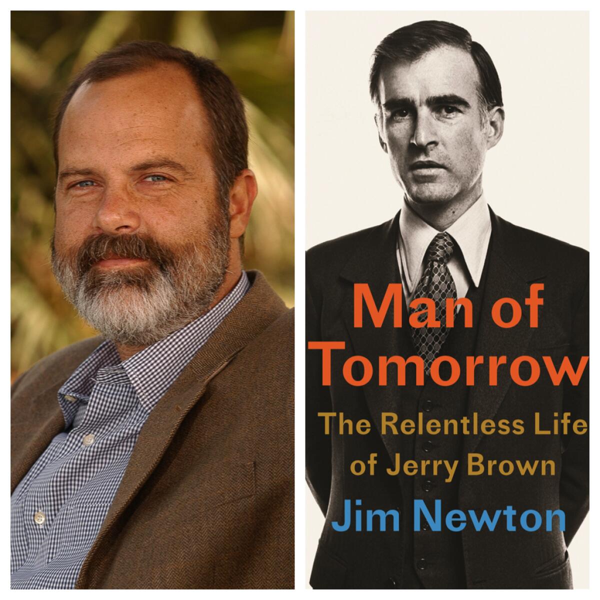 Author Jim Newton; "Man of Tomorrow" book jacket