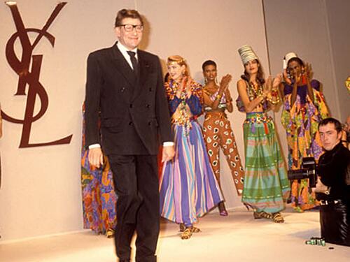 Yves Saint Laurent, catwalk, models, 3874287