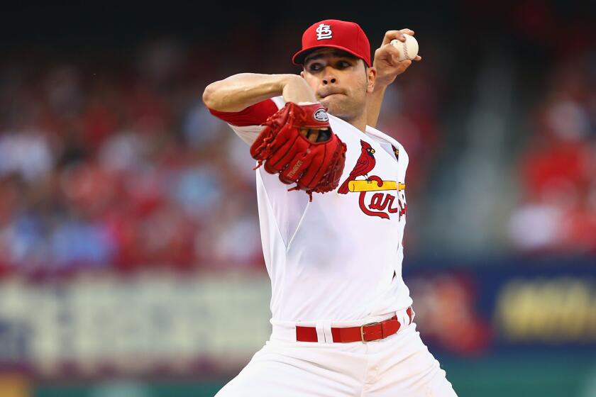 St. Louis pitcher Jaime Garcia surprised Cardinals general manager John Mozeliak by telling reporters Saturday he might need shoulder surgery.
