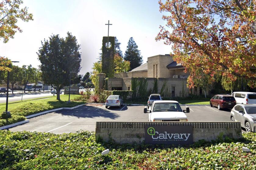 Exterior of Calvary Chapel in San Jose.