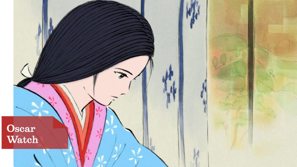 Still from the animated film "The Tale of The Princess Kaguya" from Studio Ghibli.