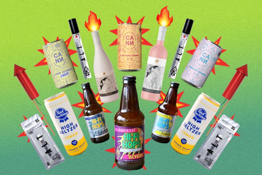 beverages of various shapes and sizes overlayed with fire.