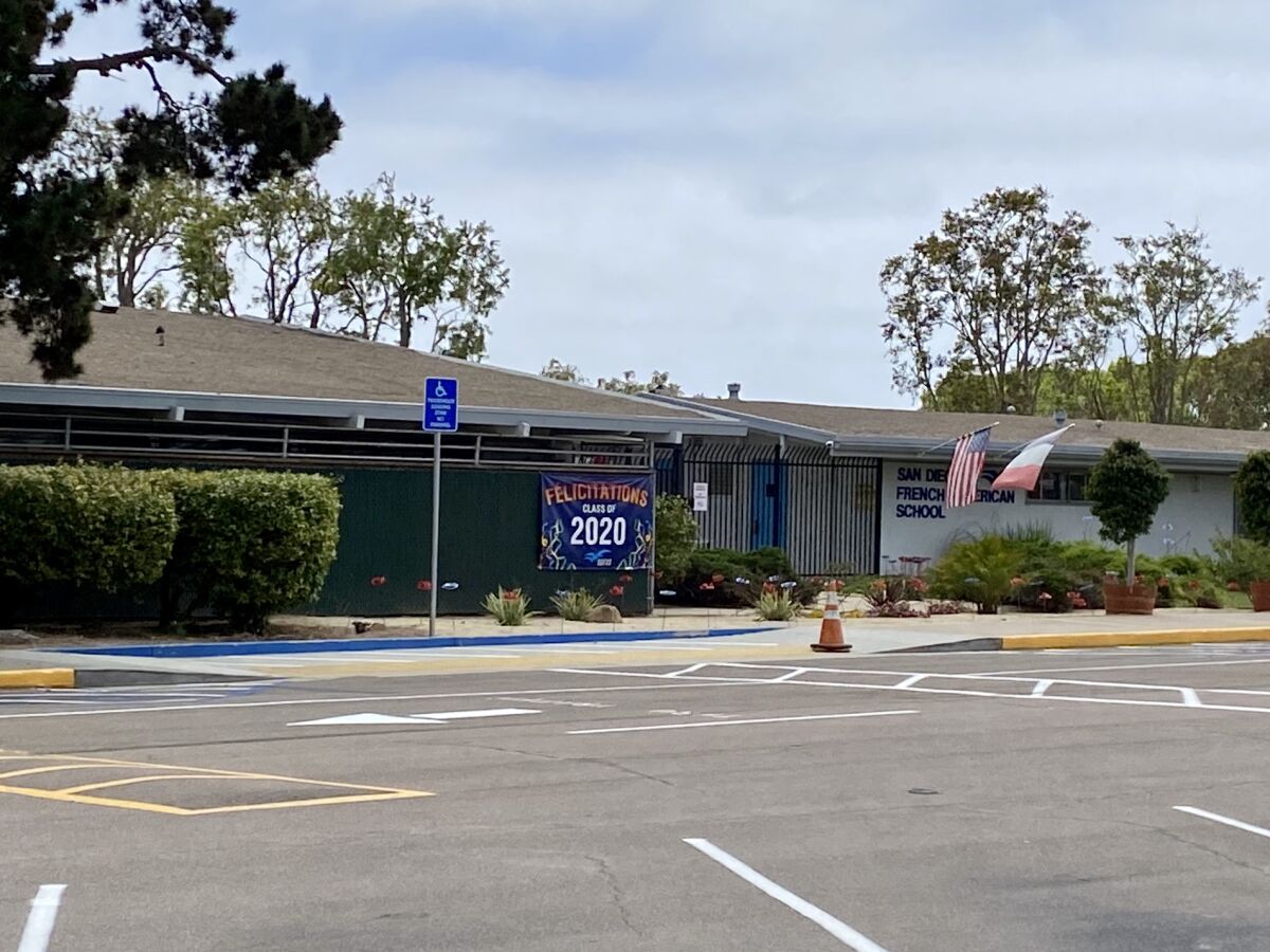 The San Diego French American School anticipates welcoming its students back to campus for the new school year.