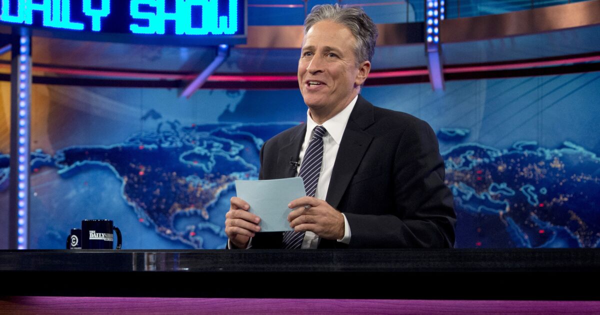 Jon Stewart returns to 'Daily Show' with ratings boost Los Angeles Times