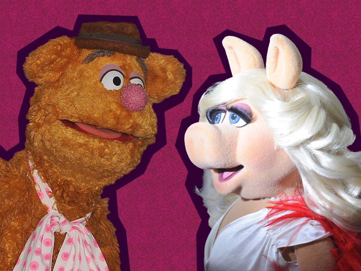 The Muppets Fozzie Bear and Miss Piggy