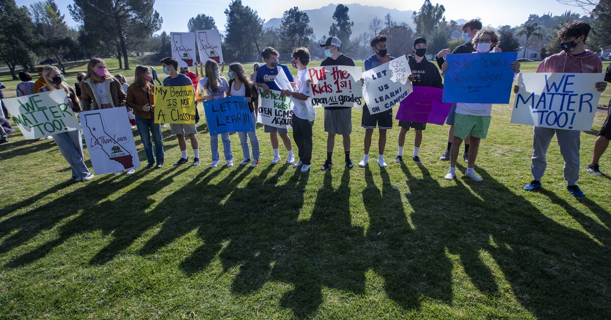Biden faces California roadblock in school reopening push Biden faces California roadblock in school reopening push