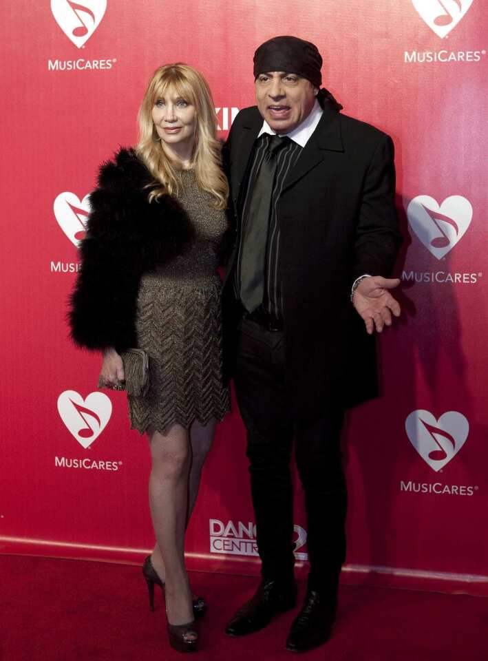 Actor/musician Steve Van Zandt and wife Maureen.