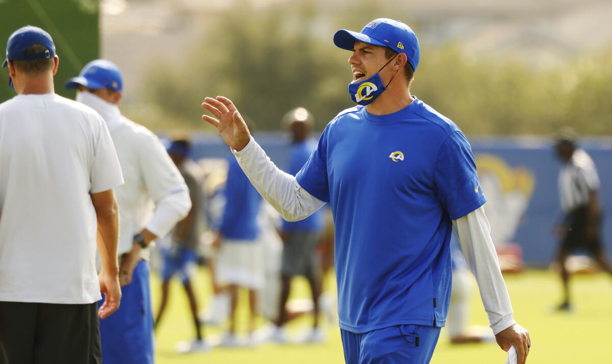 La Rams Offensive Line Coach Vikings reported to hire Rams' offensive coordinator as next head coach ...