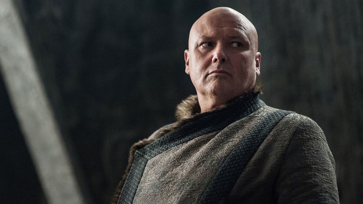 Conleth Hill as Lord Varys in HBO's "Game of Thrones." (Helen Sloan / TNS)