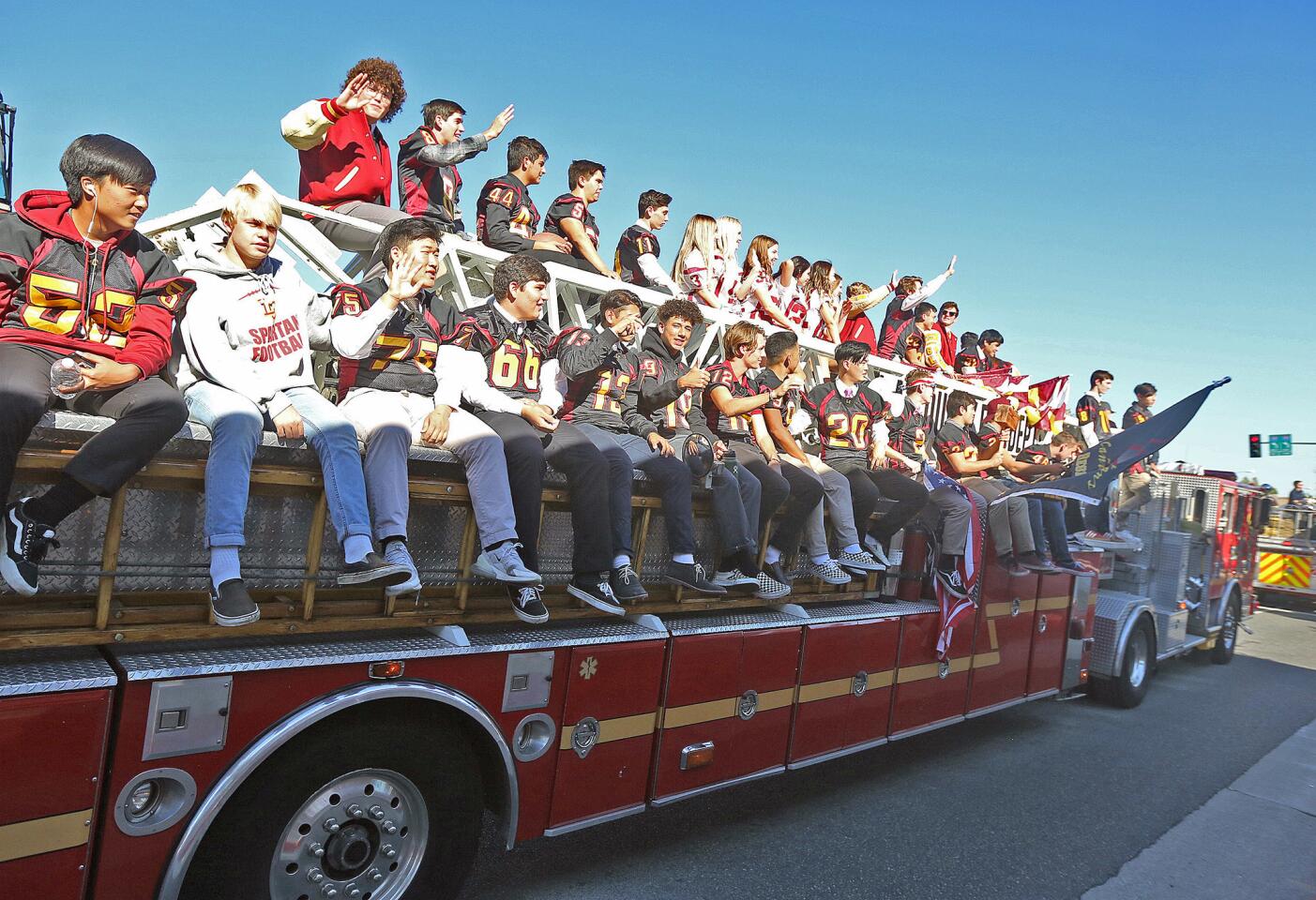 Photo Gallery: La Canada High School homecoming parade on Foothill Boulevard