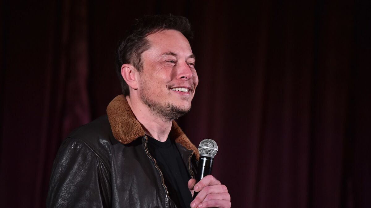 Elon Musk is chief executive of Tesla.