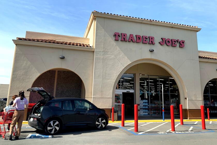 OAKLAND CA MARCH 20, 2023 - A Trader Joe's store on College Avenue in Oakland is the first location in California to file for a union election. (Jeff Bercovici / Los Angeles Times)