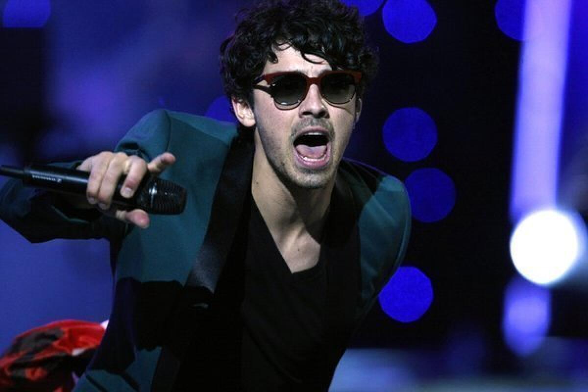 Joe Jonas of the Jonas Brothers performs in Vina del Mar, Chile, in February.