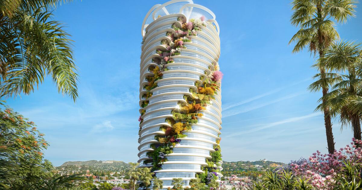 Office tower planned for Hollywood gets new design and billion-dollar price tag Office tower planned for Hollywood gets new design and billion-dollar price tag
