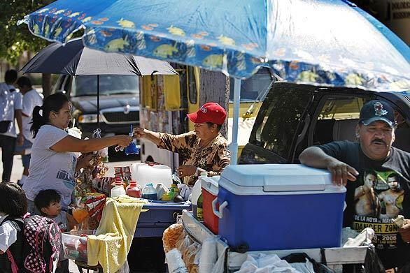 Arduous life of a street vendor