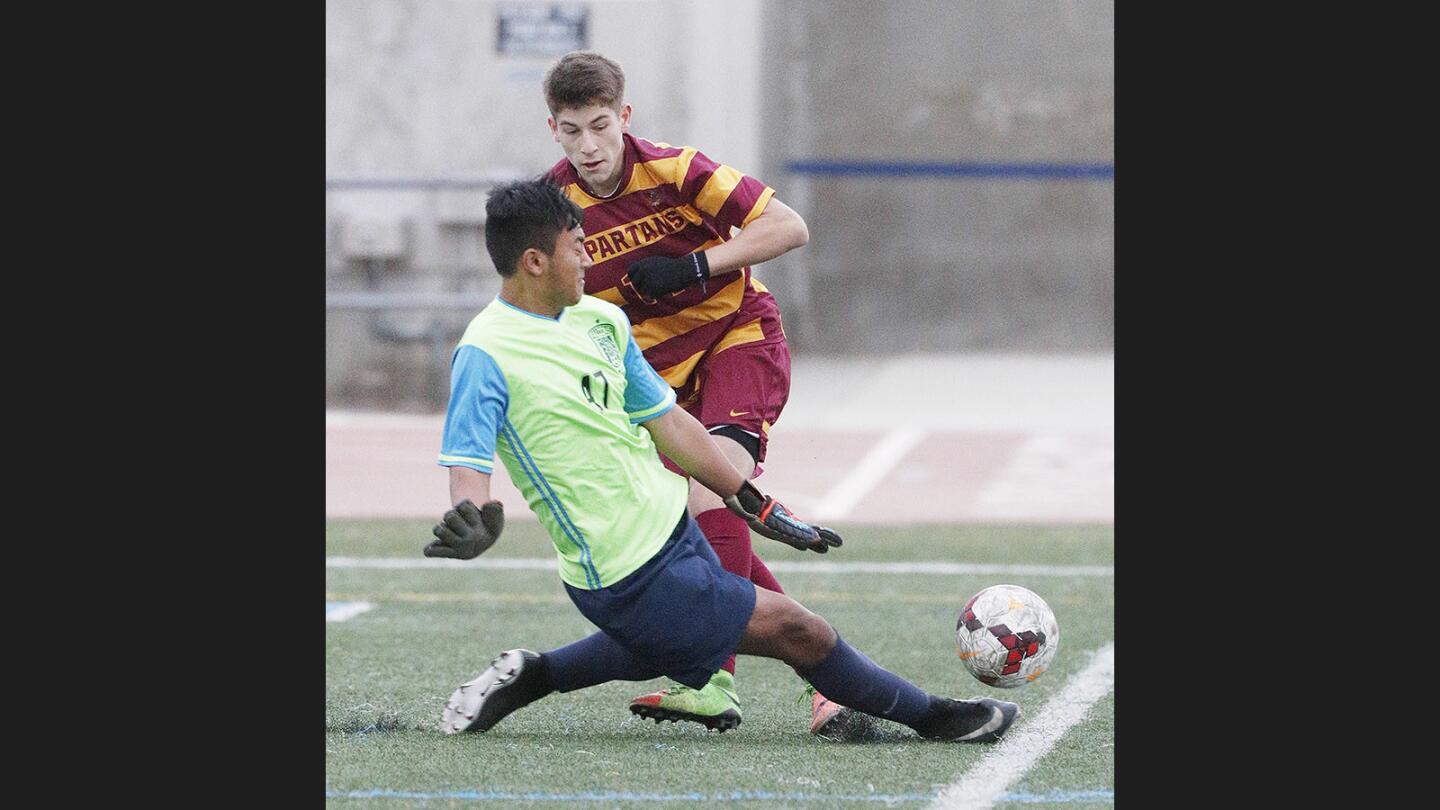 Photo Gallery: Crescenta Valley vs. La Canada in nonleague boys' soccer