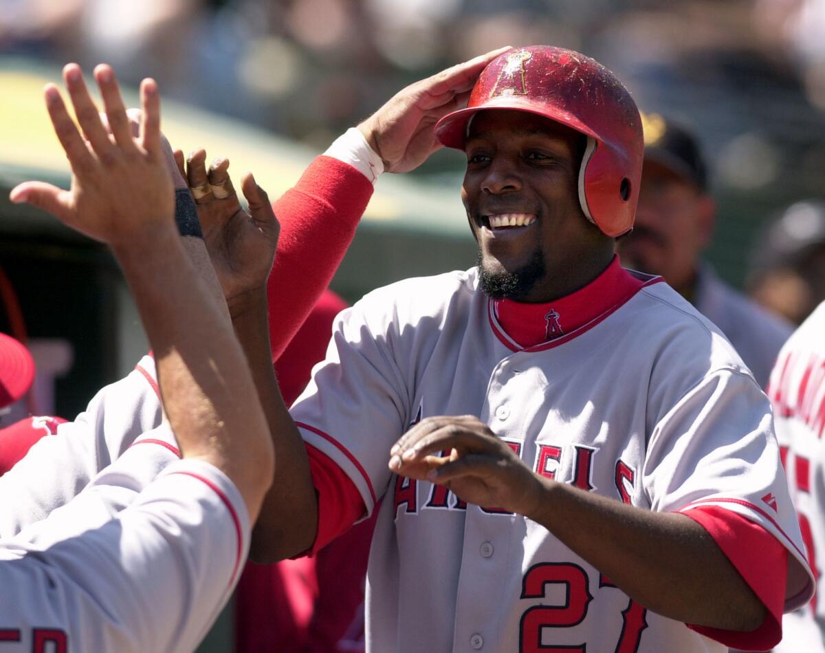 Vladimir Guerrero played six seasons for the Angels and was selected the American League MVP in 2004.