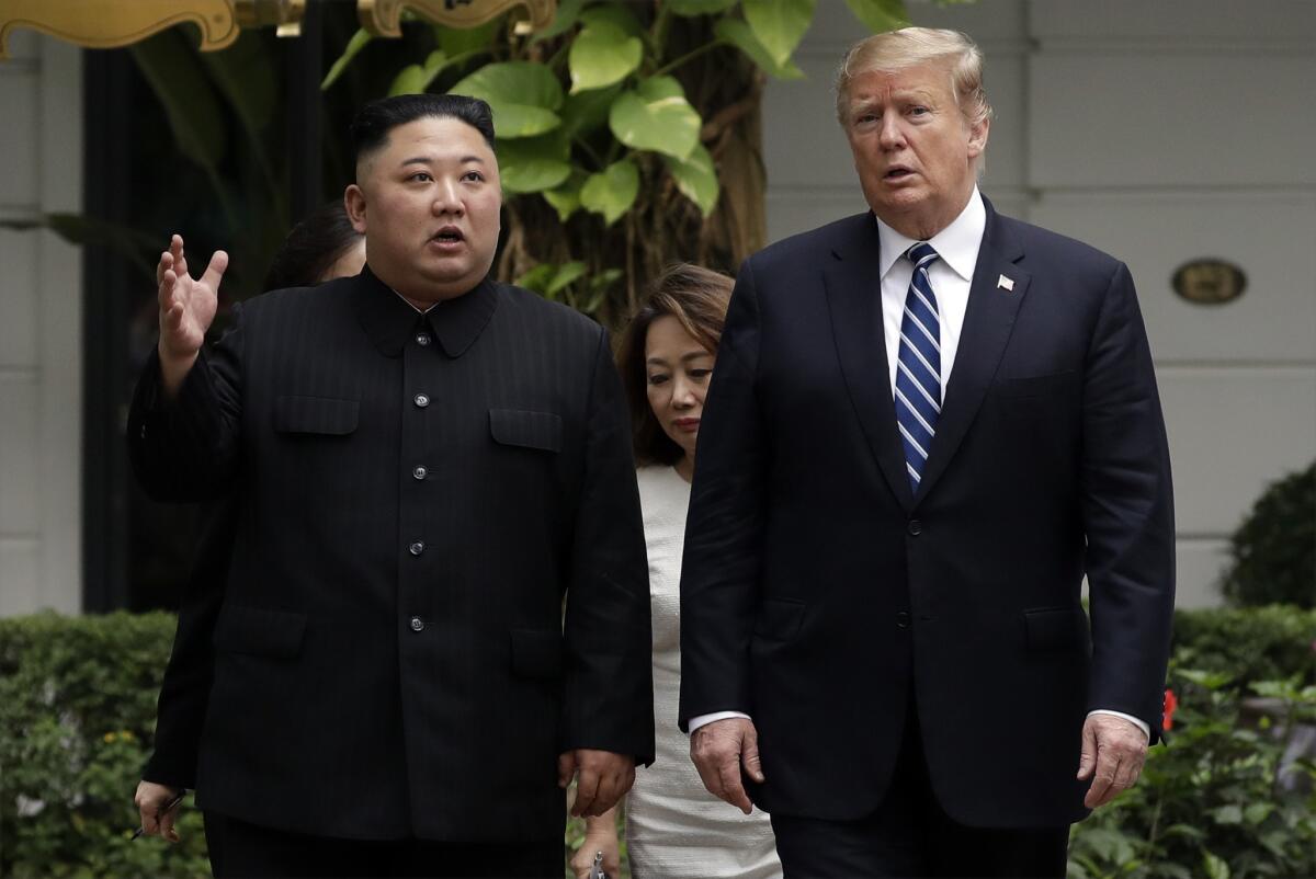 President Trump; Kim Jong Un