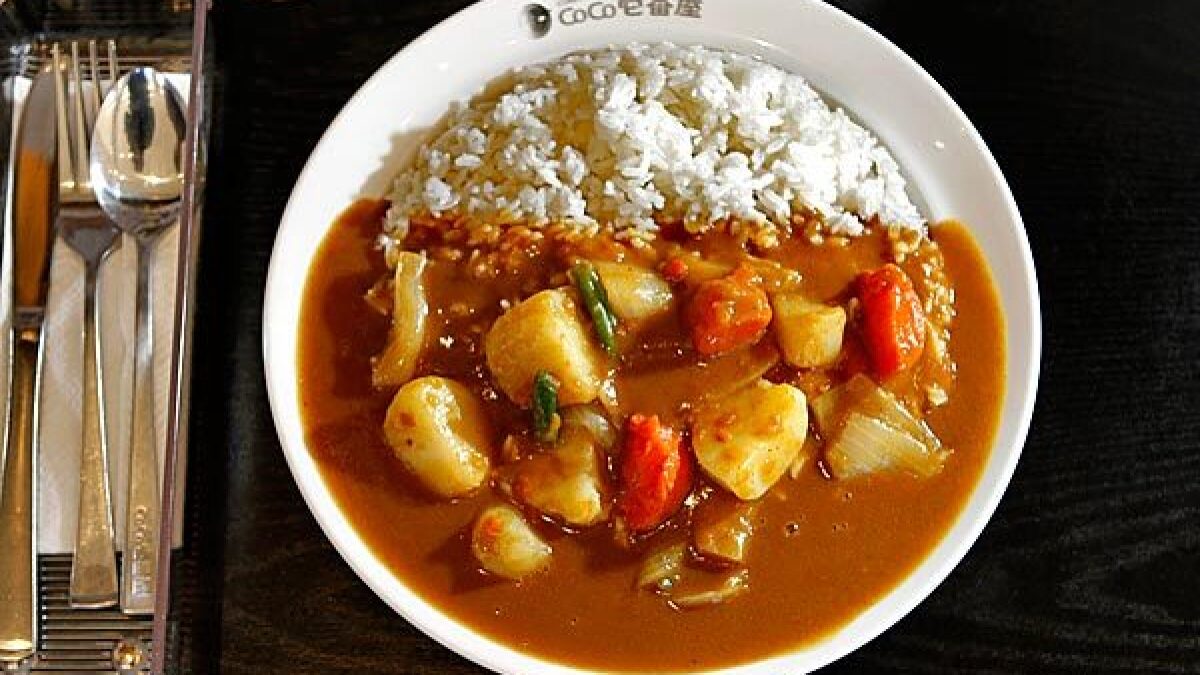 Curry House Coco Ichibanya Restaurant Review Los Angeles Times
