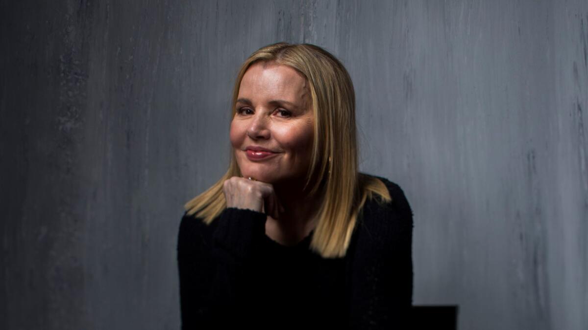 Actress Geena Davis in the L.A. Times photo studio during the 2017 Sundance Film Festival for the film "Marjorie Prime."