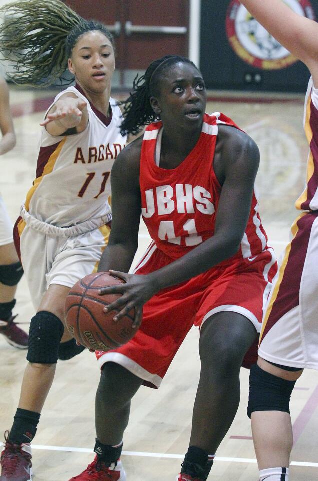 Photo Gallery: Burroughs vs. Arcadia league girls basketball