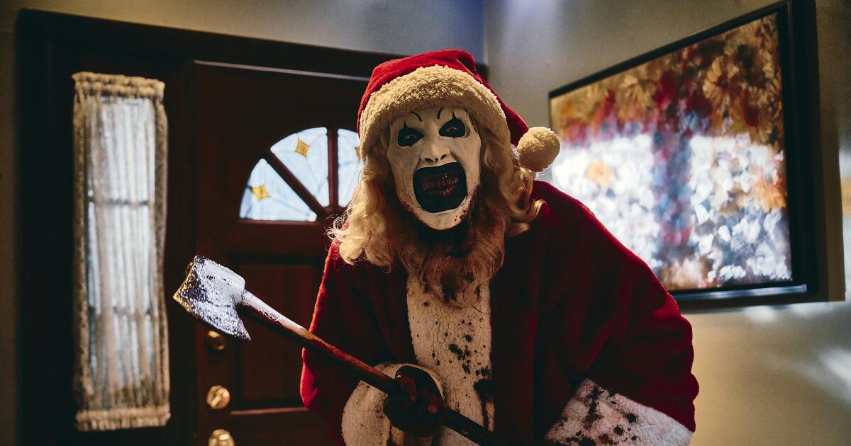 Commentary: How the merry gore of ‘Terrifier 3’ won over horror fans — and the weekend box office