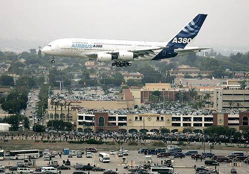Airbus A380 at LAX