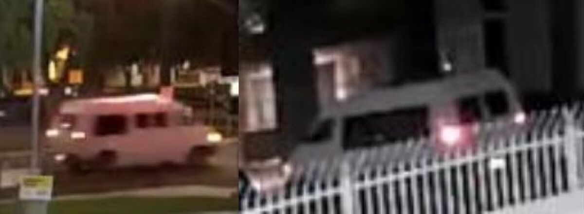 Investigators released these photographs of a van reportedly involved in a sexual assault last week in the Midway District.