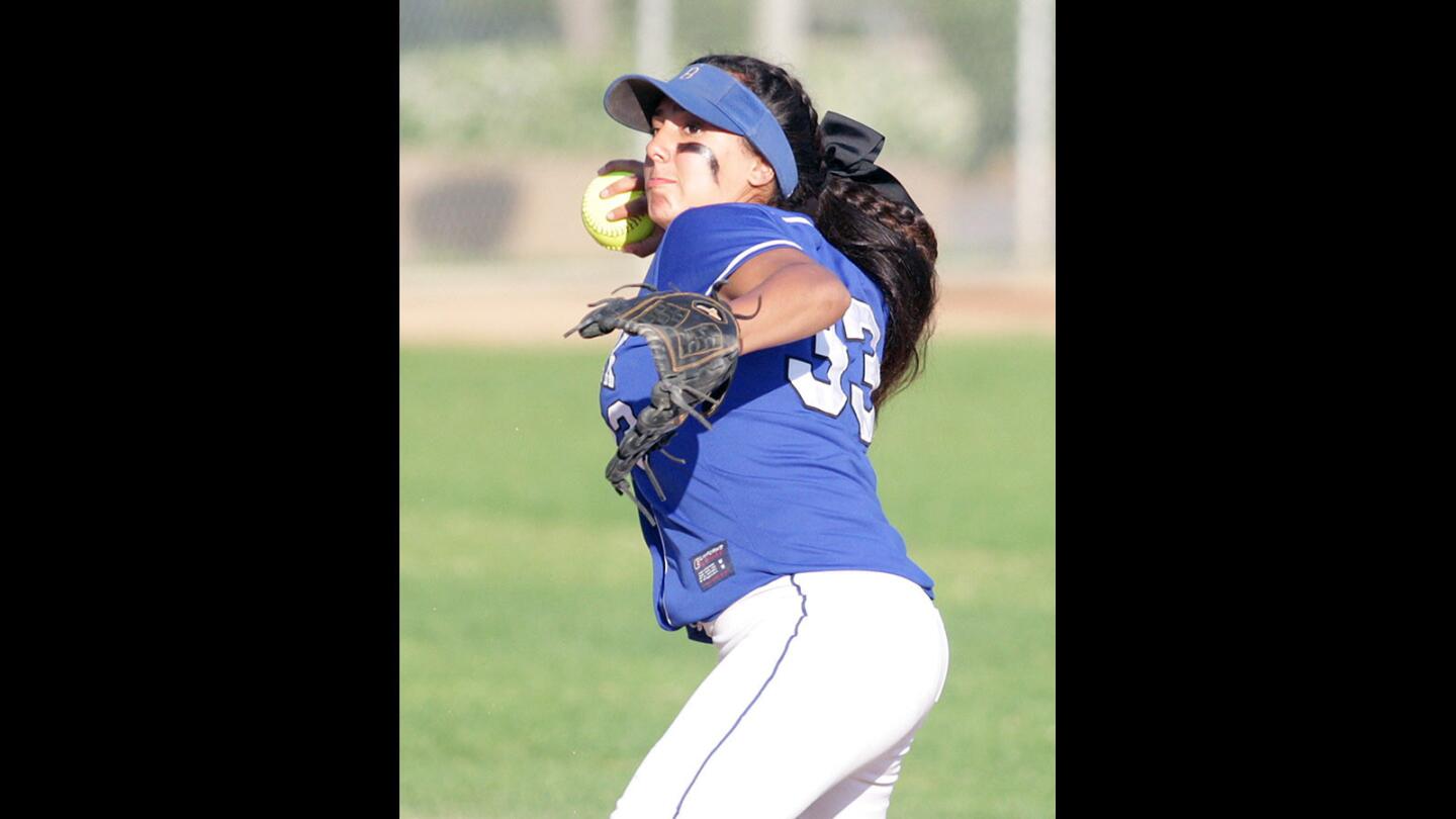 Photo Gallery: Rival softball, Burroughs vs. Burbank