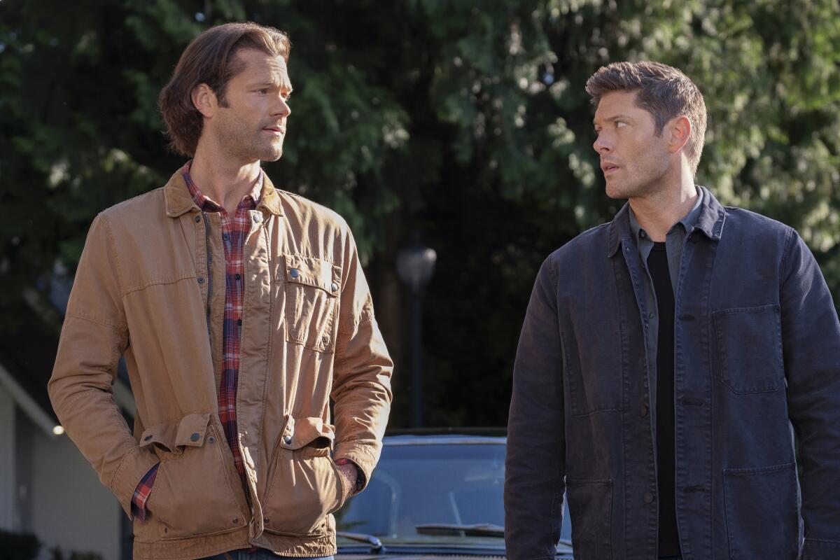 Jared Padalecki and Jensen Ackles in "Supernatural"