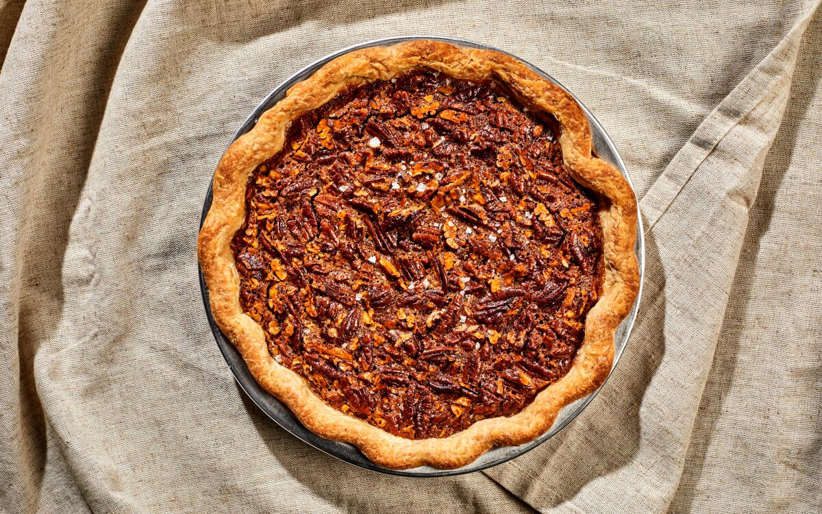 Browned butter, vanilla bean and fresh lemon juice balance the sweetness of pecan pie in this update.