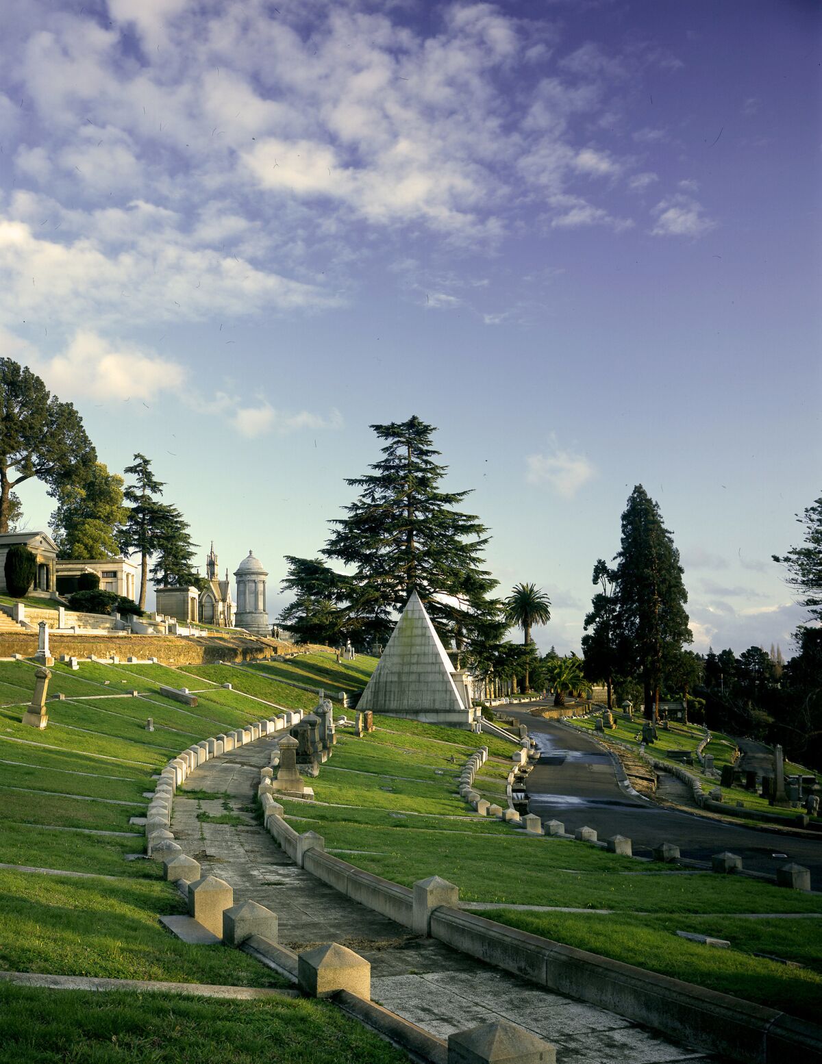 Millionaire's Row at Mountain View Cemetery in Oakland. (Mountain View Cemetery)