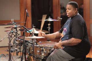 ENGLEWOOD, UNITED STATES - MAY 28: Drummer Aaron Spears plays during the taping of his instructional DVD 'Beyond The Chops' on May 28th, 2009 in Englewood, New Jersey, United States. (Photo by Andrew Lepley/Redferns)