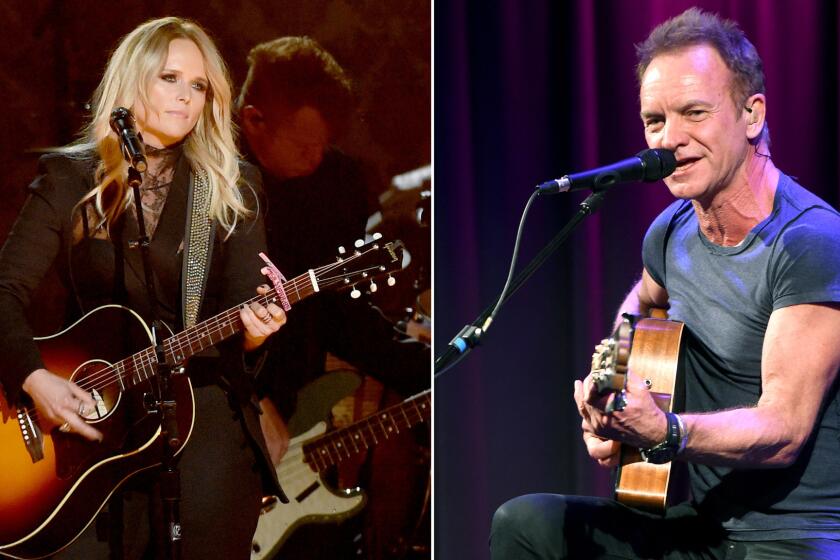 Miranda Lambert and Sting will perform on "The Thanksgiving Day Parade on CBS."