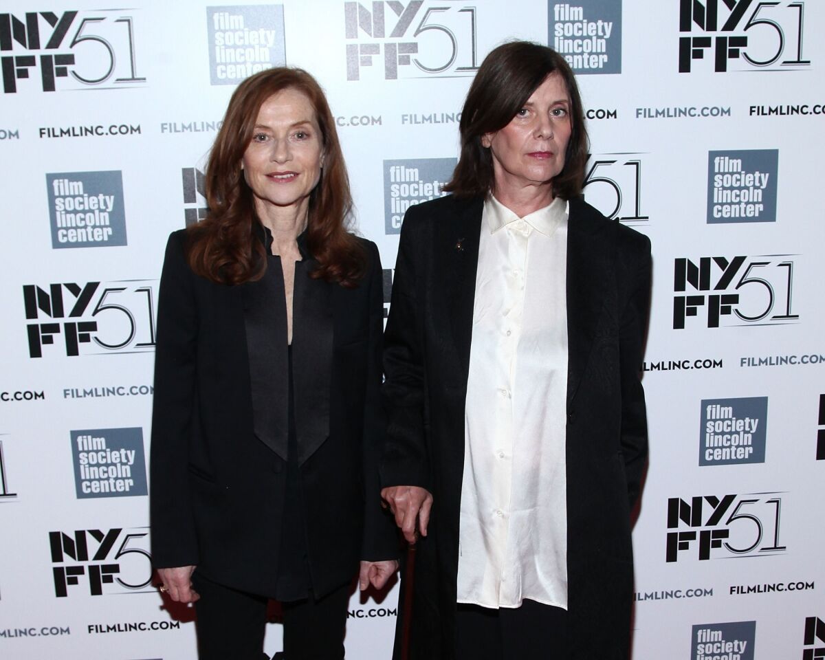 Isabelle Huppert and Catherine Breillat