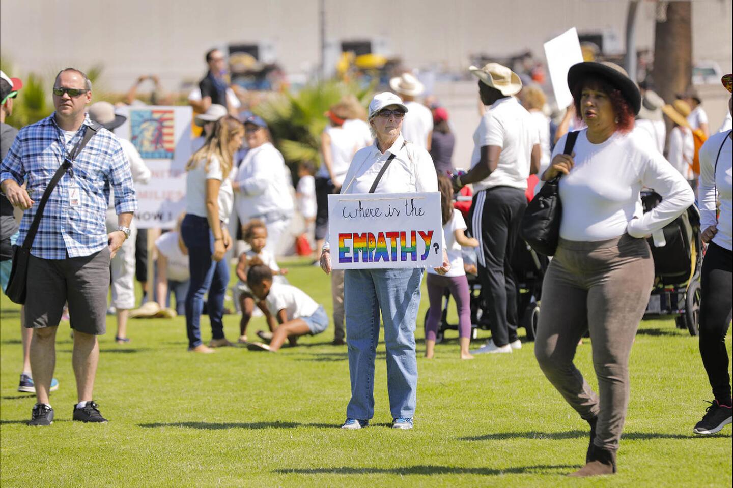 Families Belong Together Carlsbad rally