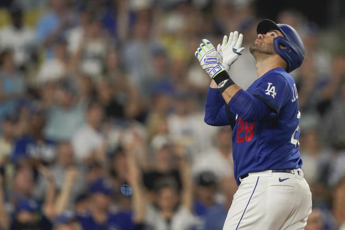 Los Angeles Dodgers place designated hitter J.D. Martinez on injured list  with groin tightness - The San Diego Union-Tribune