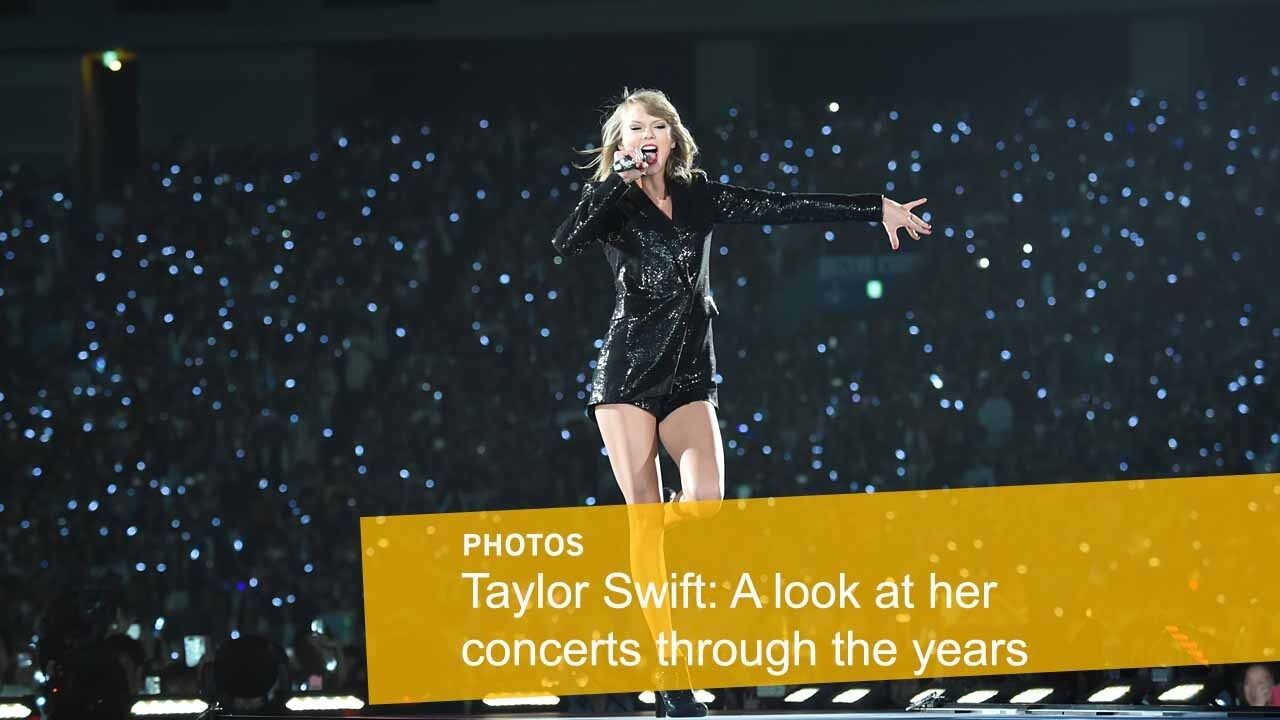 Taylor Swfit has risen from country singer/songwriter to pop princess. Here's a look at her in concert.