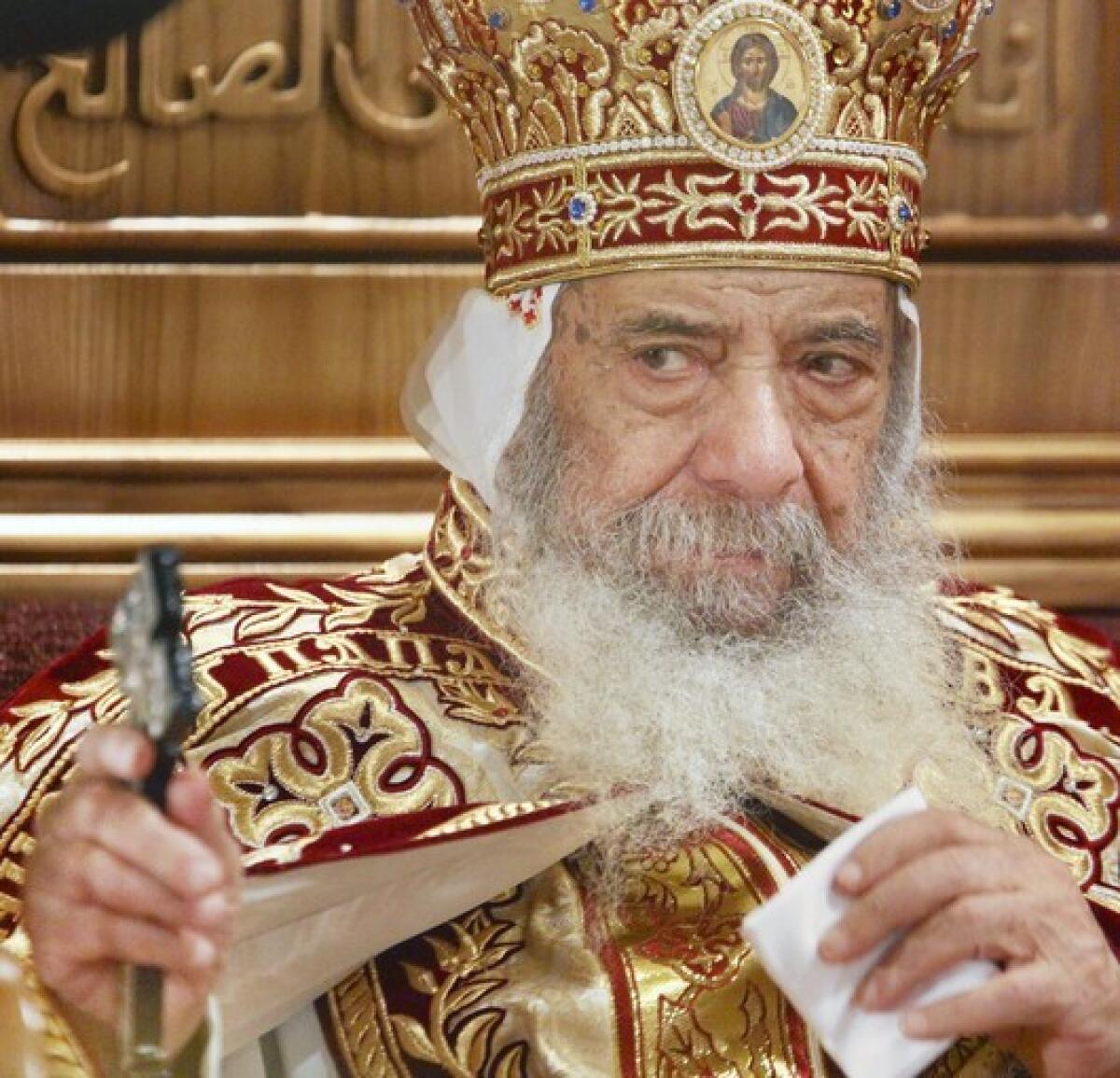 Pope Shenouda III had attempted in recent months to buttress Egypt’s estimated 9 million Copts against persecution from Islamists following the revolution.