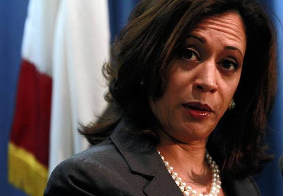 California Atty. Gen. Kamala Harris urged the Supreme Court to strike down Michigan's ban on affirmative action. Such a ruling would likely affect California's similar ban.