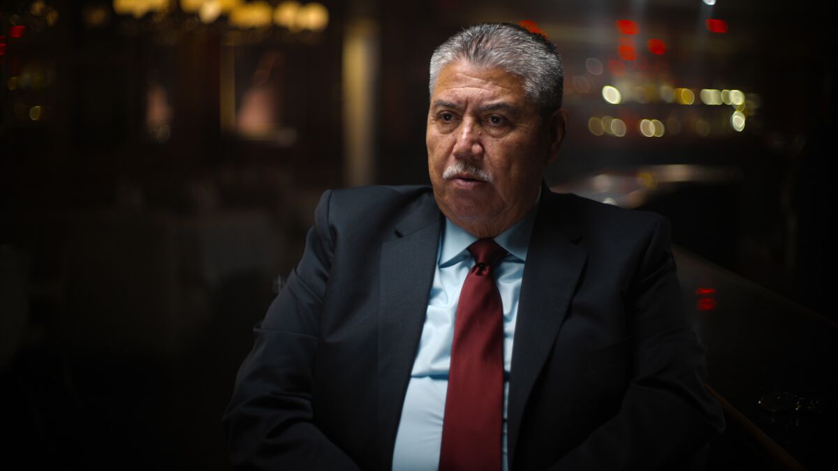 Homicide detective Gil Carrillo in "Night Stalker: The Hunt for a Serial Killer."