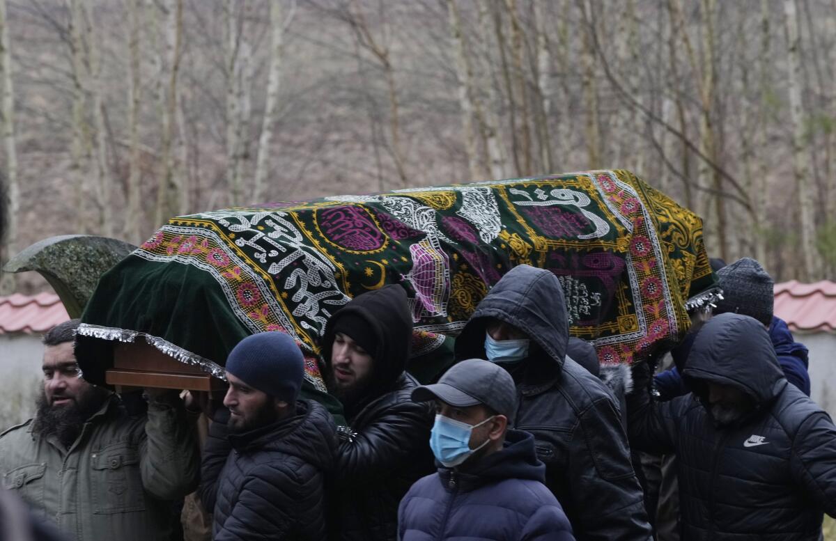 A local Muslim community buried a Yemeni migrant in Poland on Sunday. 