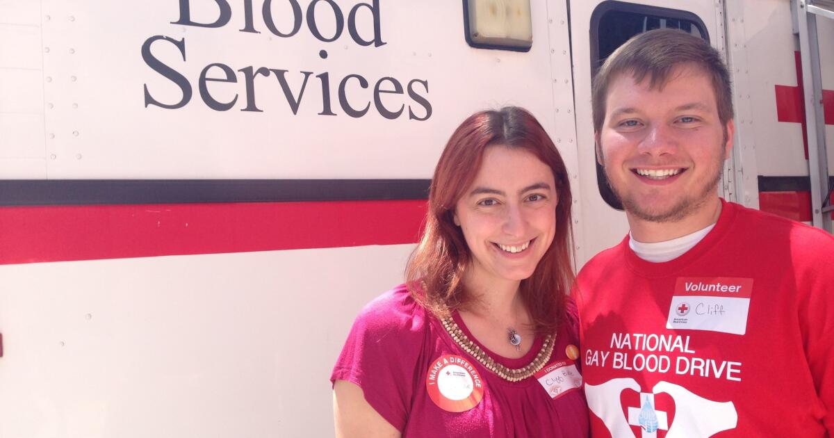 West Hollywood blood drive protests FDA exclusion of gays as donors