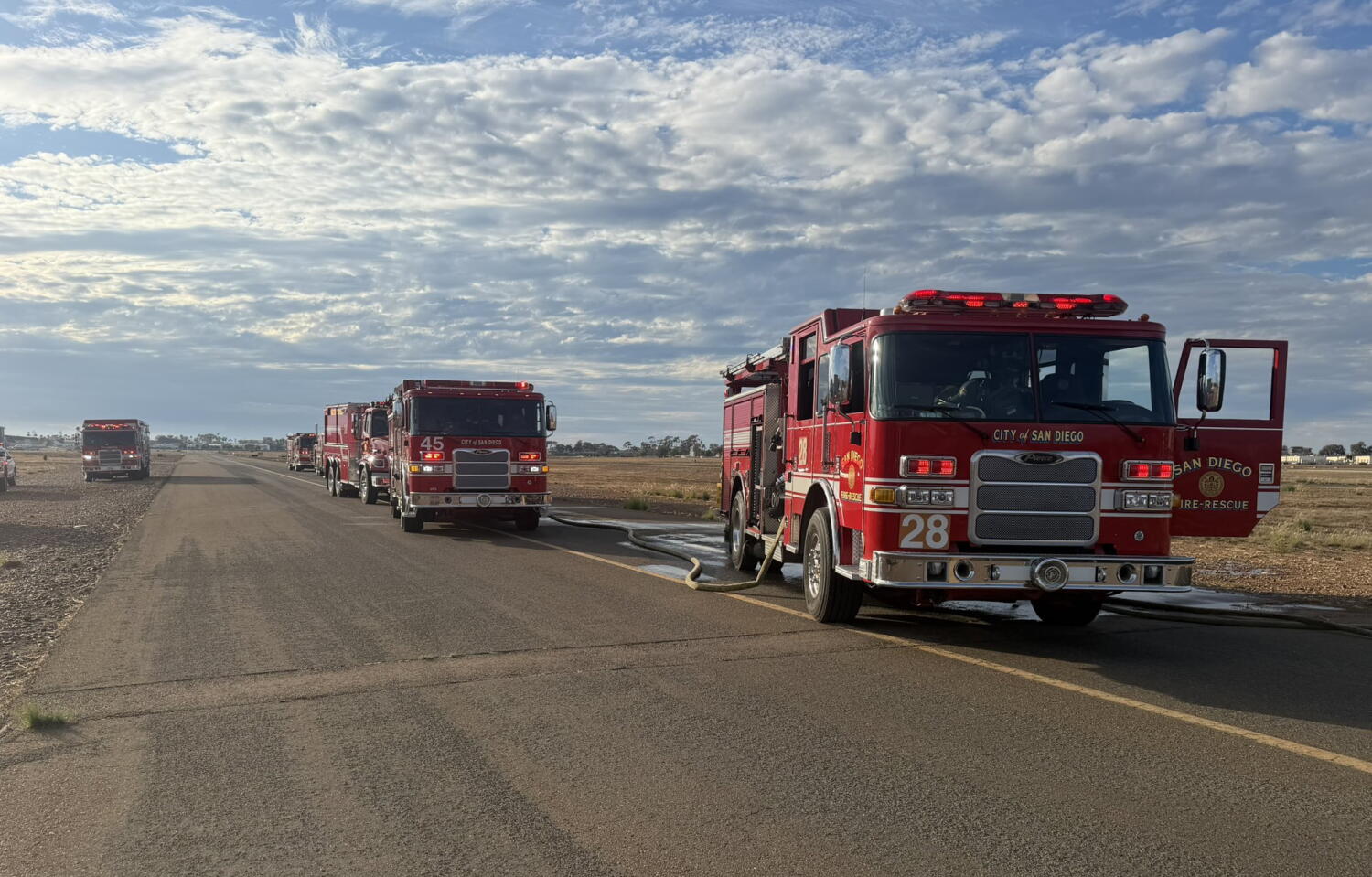 Two killed in plane crash at corporate airfield in San Diego