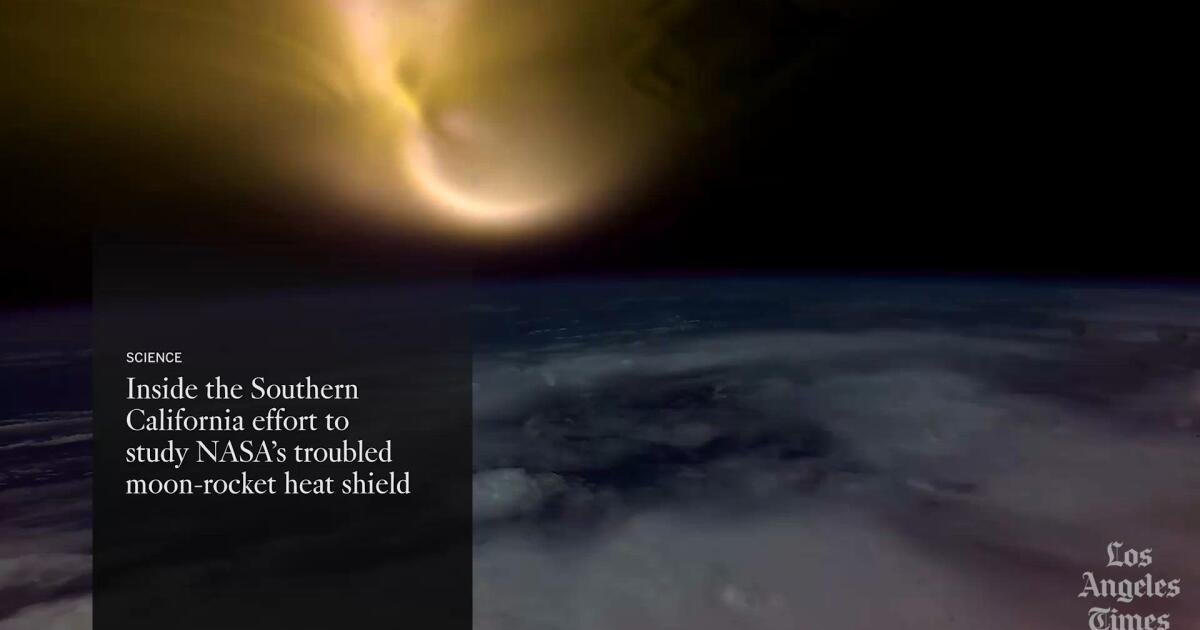Inside the Southern California effort to study NASA’s troubled moon-rocket heat shield