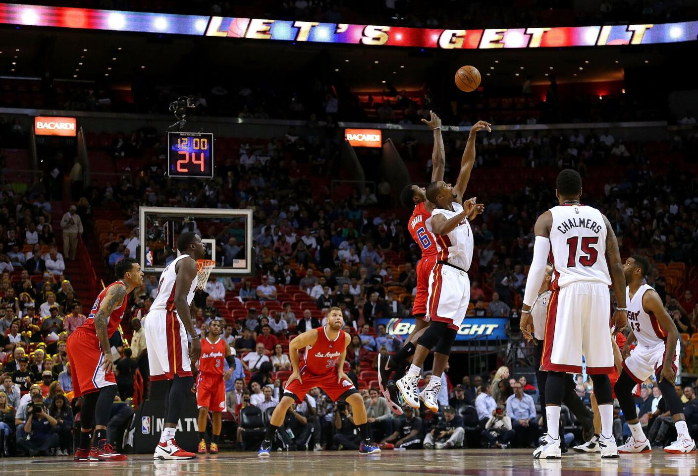 Chris Bosh, DeAndre Jordan